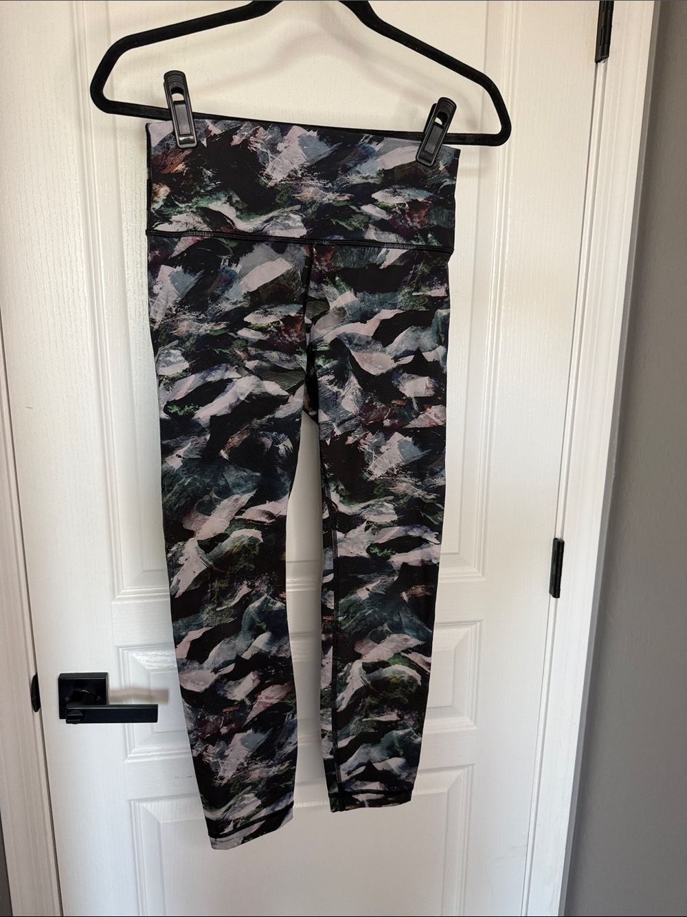 lululemon athletica Black Multicolor Abstract Leggings
